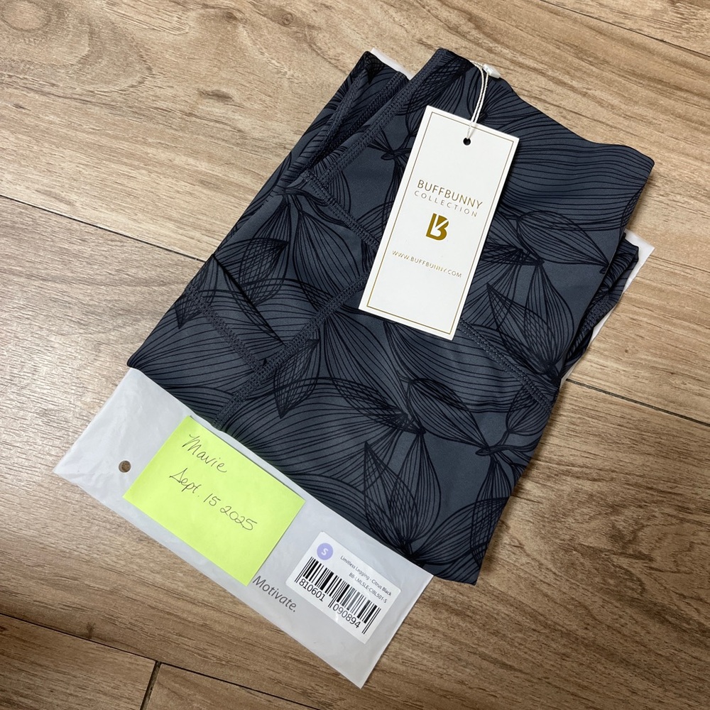 ($70) BuffBunny Limitless Legging - Citrus Black - S